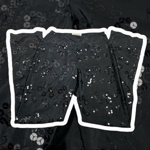 Vintage French Bazaar Sequin Embroidered Pants